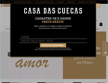 Tablet Screenshot of casadascuecas.com.br